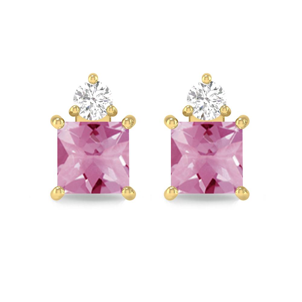 Yellow Gold - Pink Tourmaline