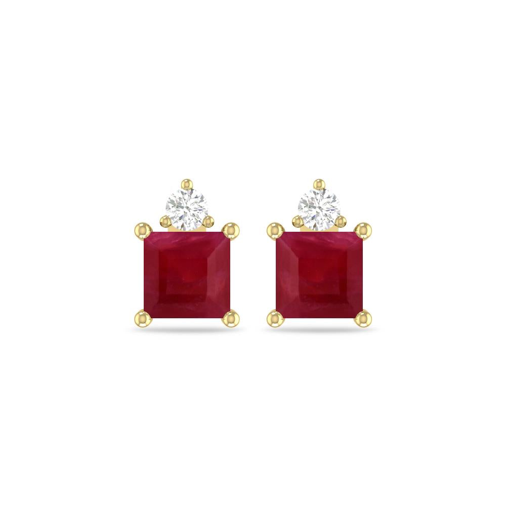 Yellow Gold - Ruby