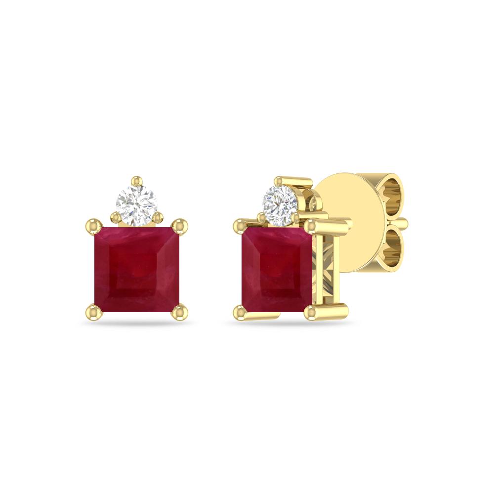 Yellow Gold - Ruby