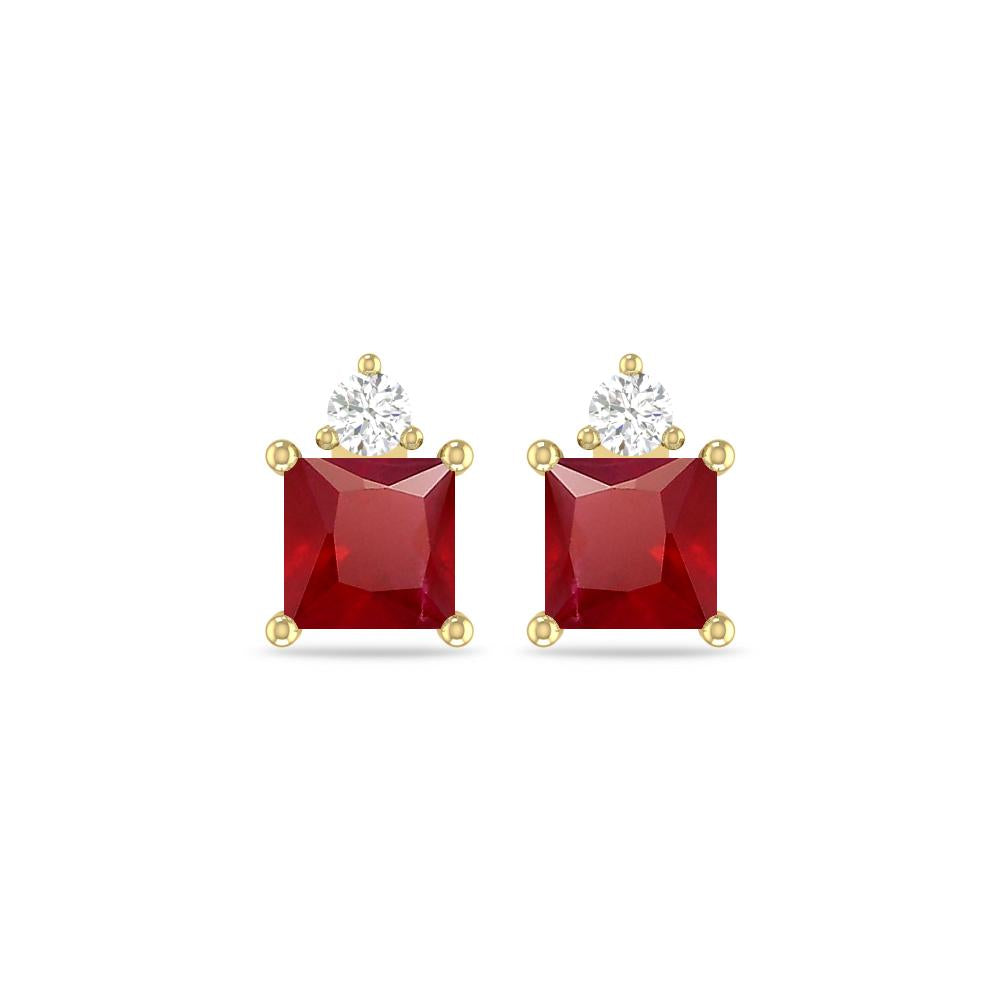 Yellow Gold - Ruby