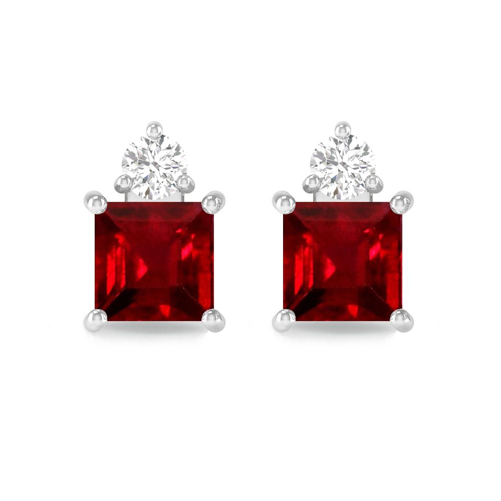 White Gold - Ruby