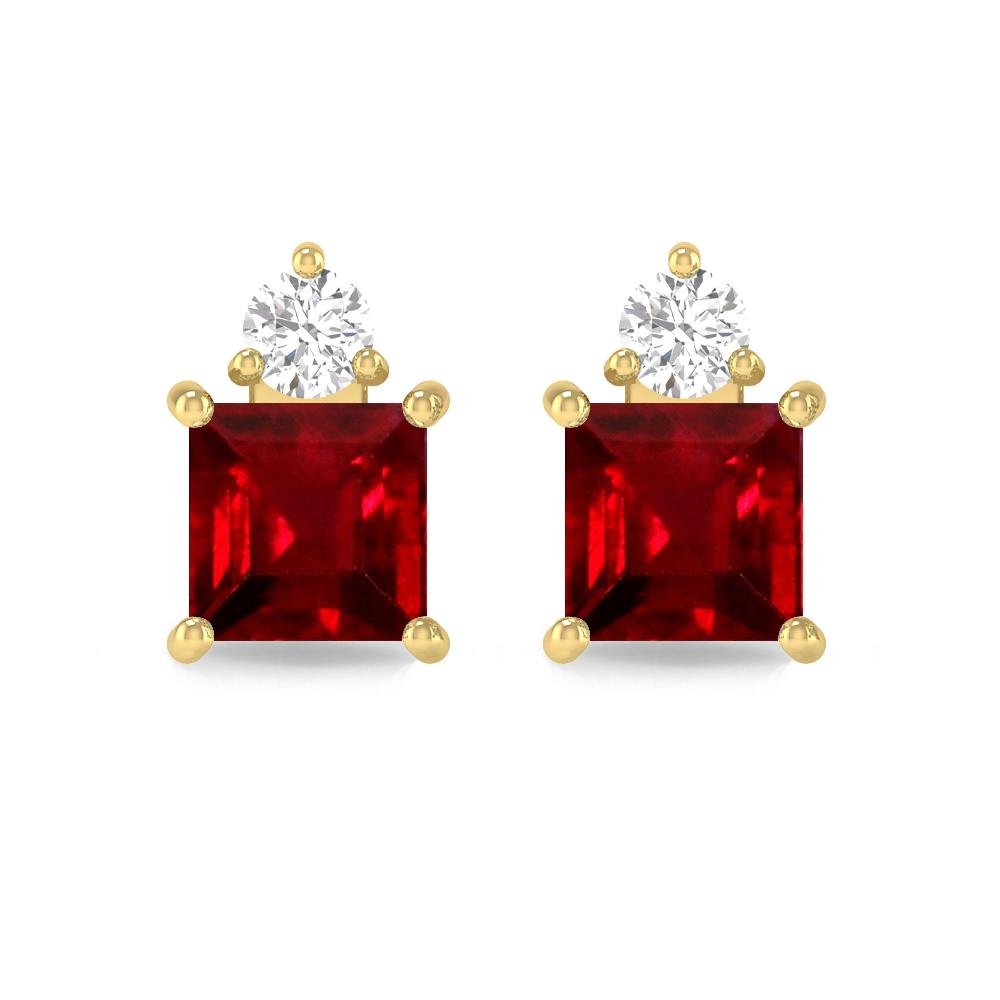 Yellow Gold - Ruby