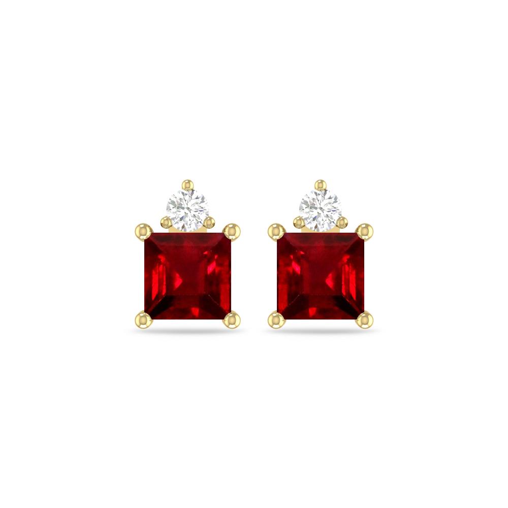 Yellow Gold - Ruby