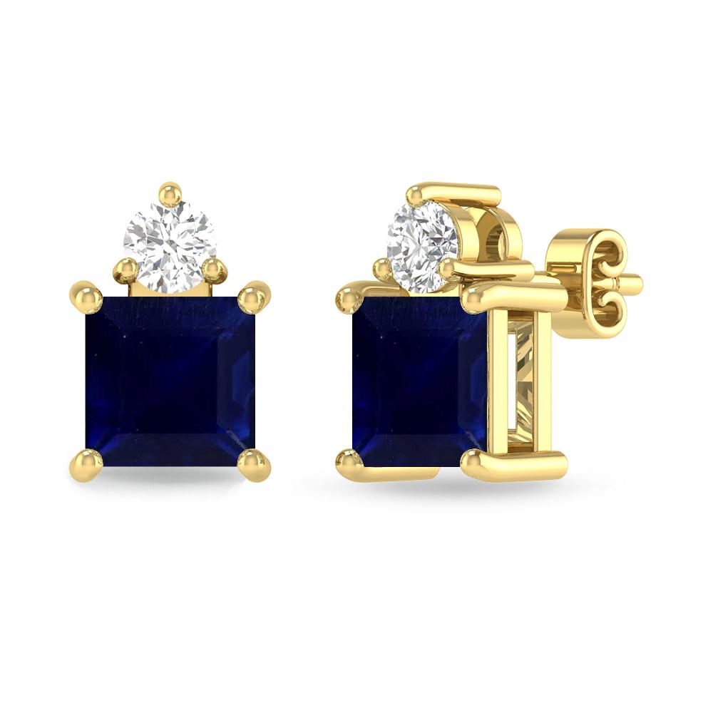 Yellow Gold - Sapphire