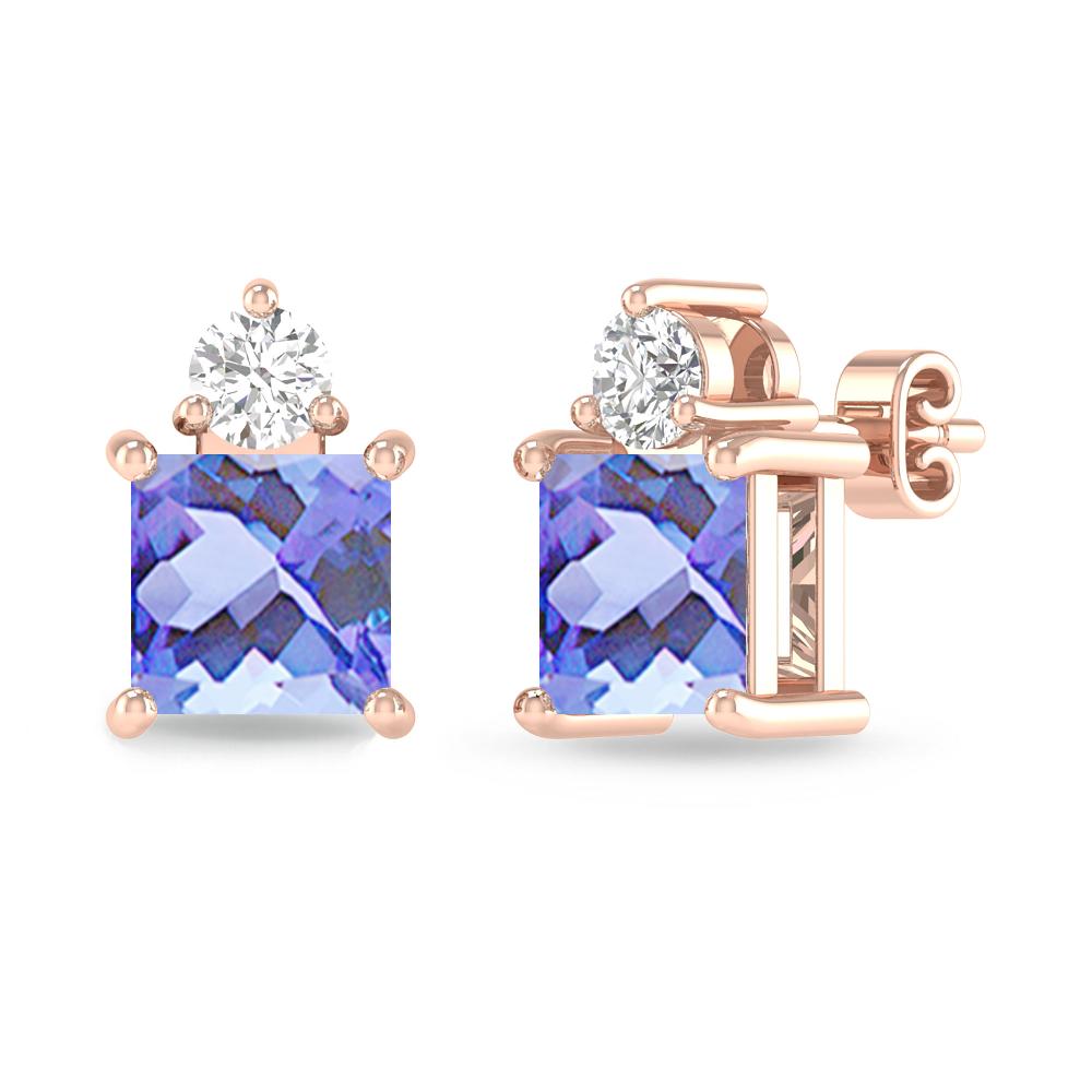 Rose Gold - Tanzanite