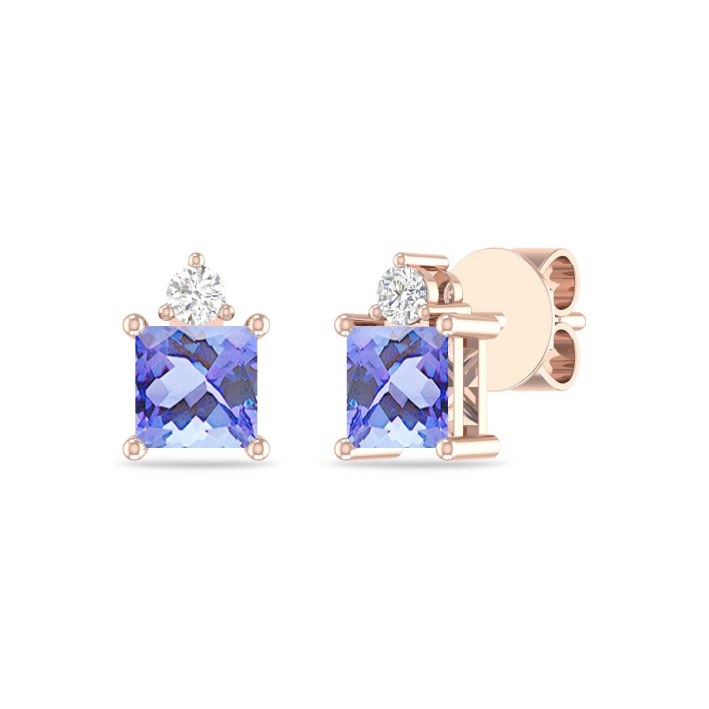 Rose Gold - Tanzanite