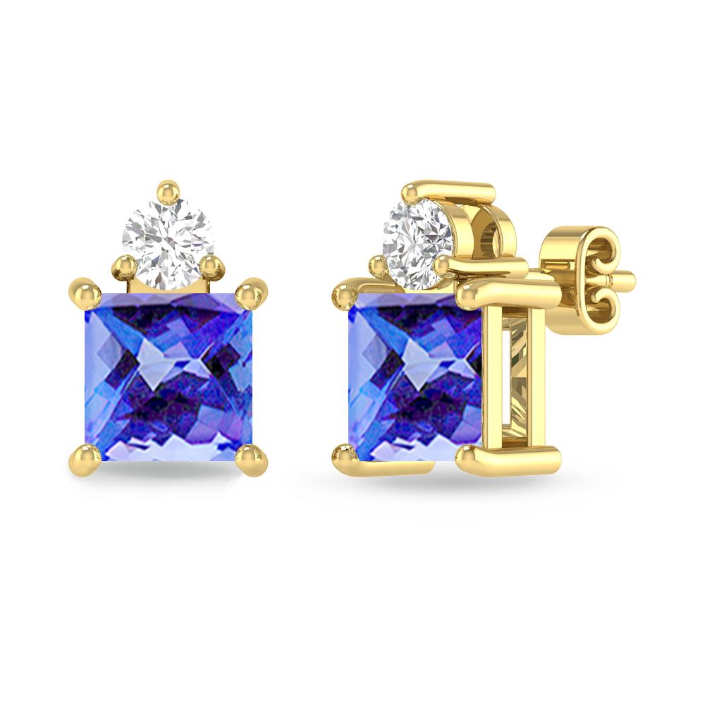 Yellow Gold - Tanzanite