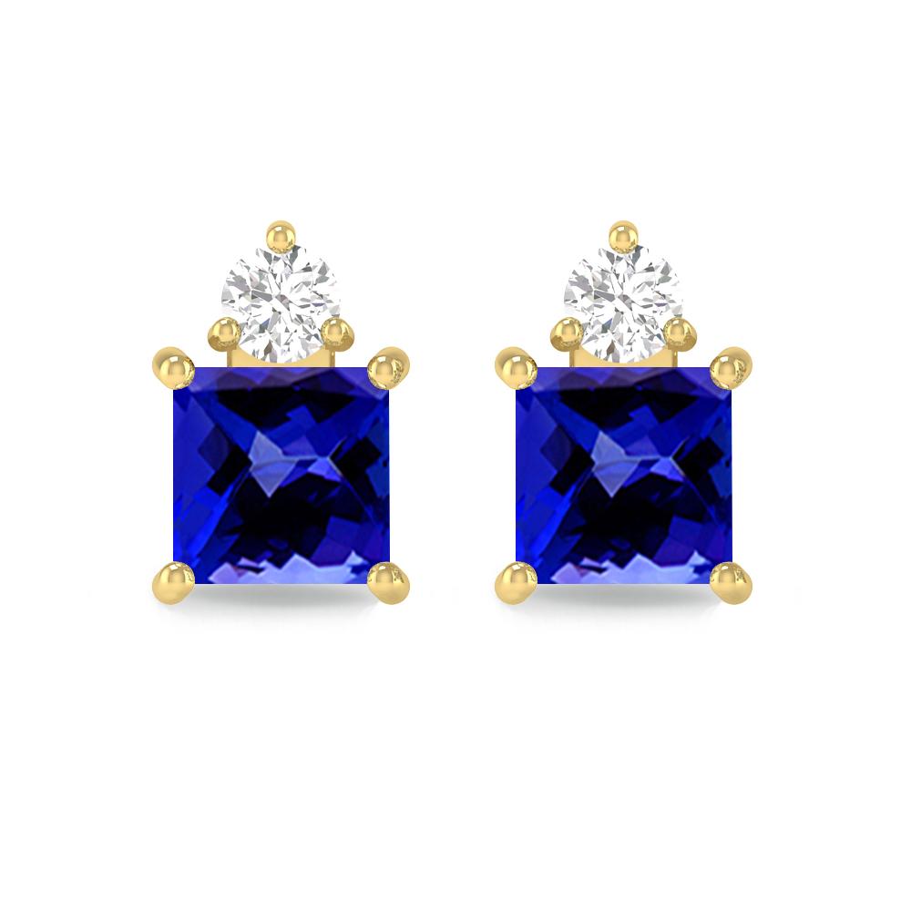 Yellow Gold - Tanzanite