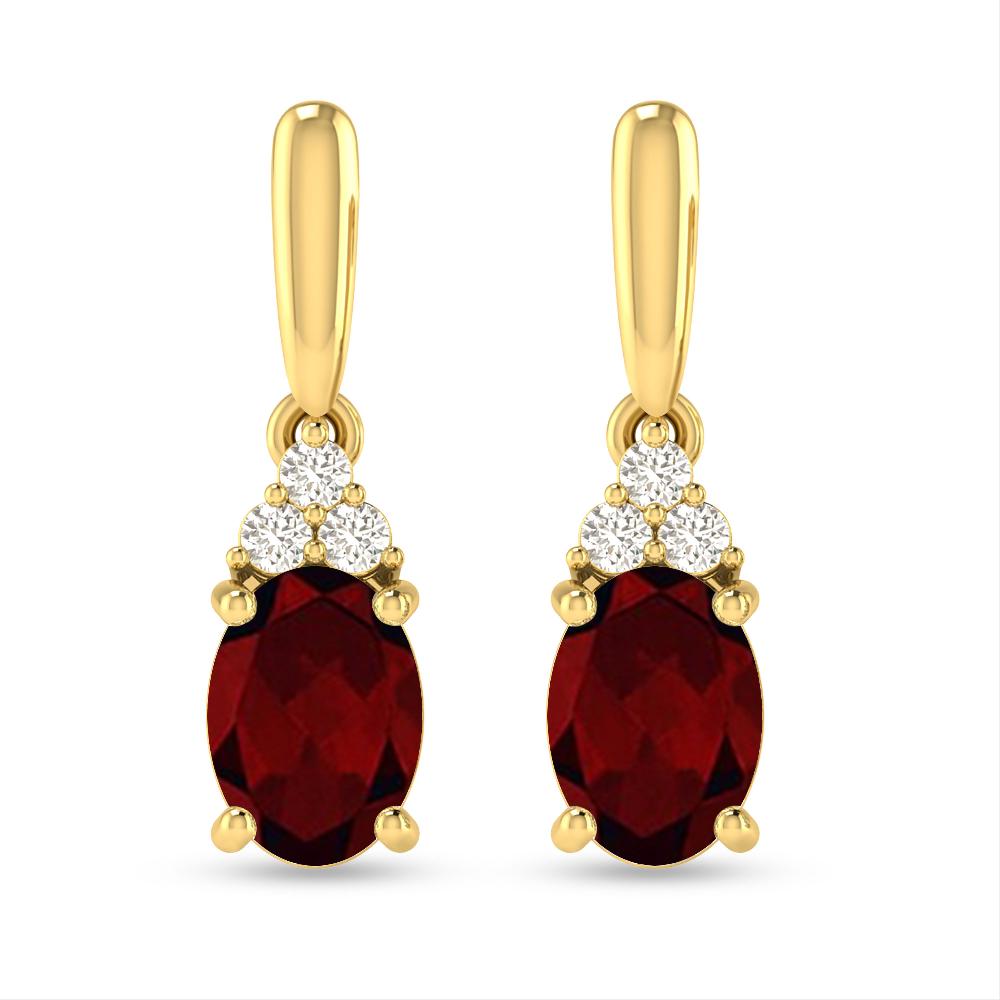 Yellow Gold - Garnet