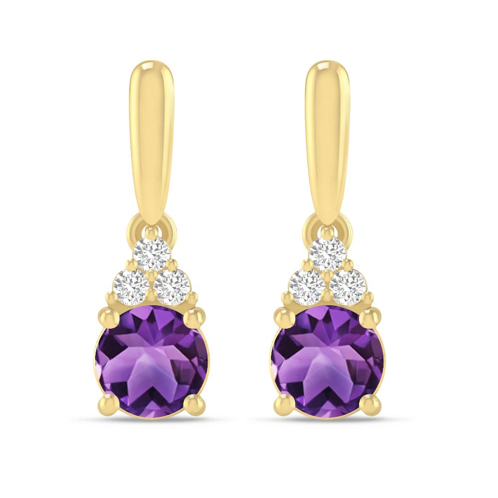 Yellow Gold - Amethyst