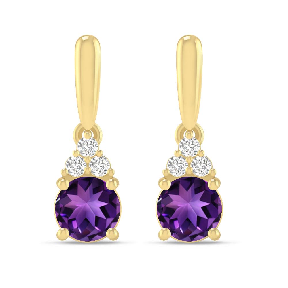 Yellow Gold - Amethyst