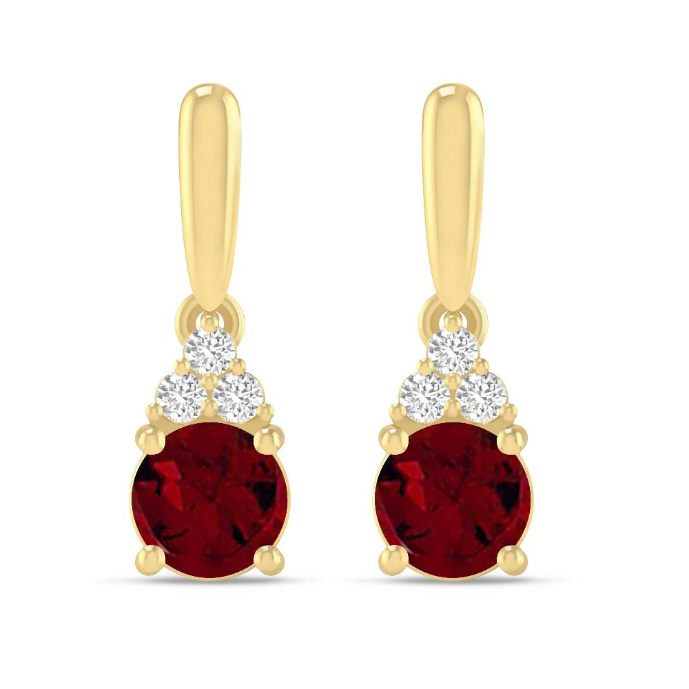 Yellow Gold - Garnet