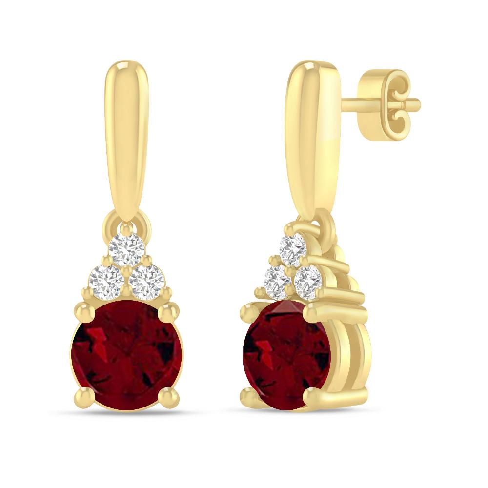 Yellow Gold - Garnet