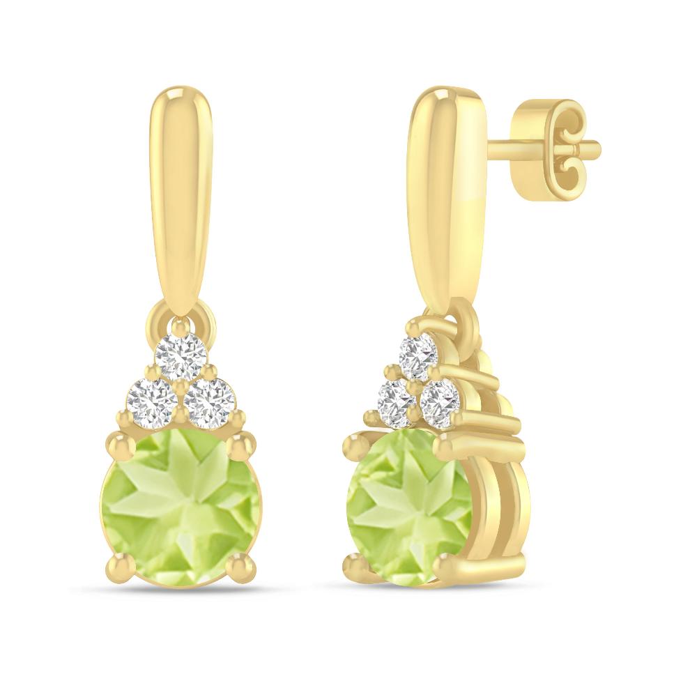 Yellow Gold - Peridot