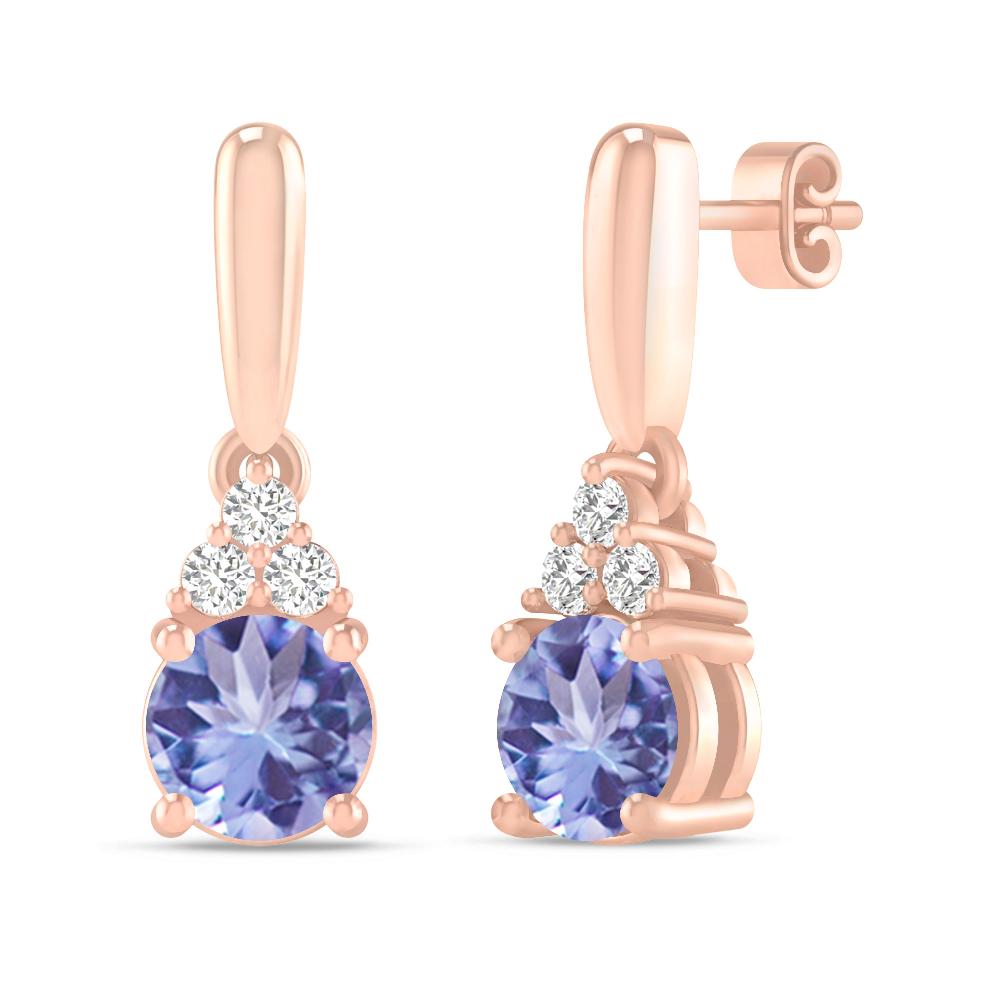 Rose Gold - Tanzanite