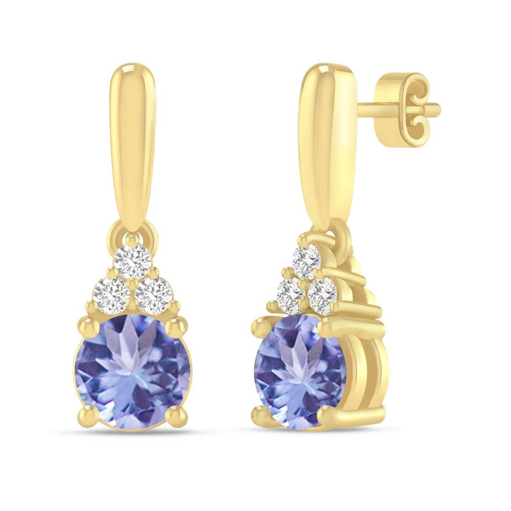 Yellow Gold - Tanzanite