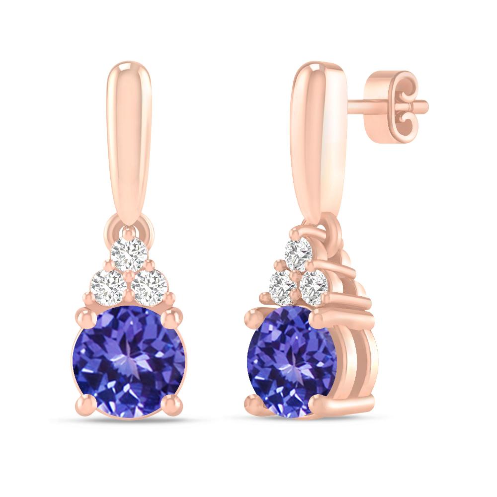 Rose Gold - Tanzanite