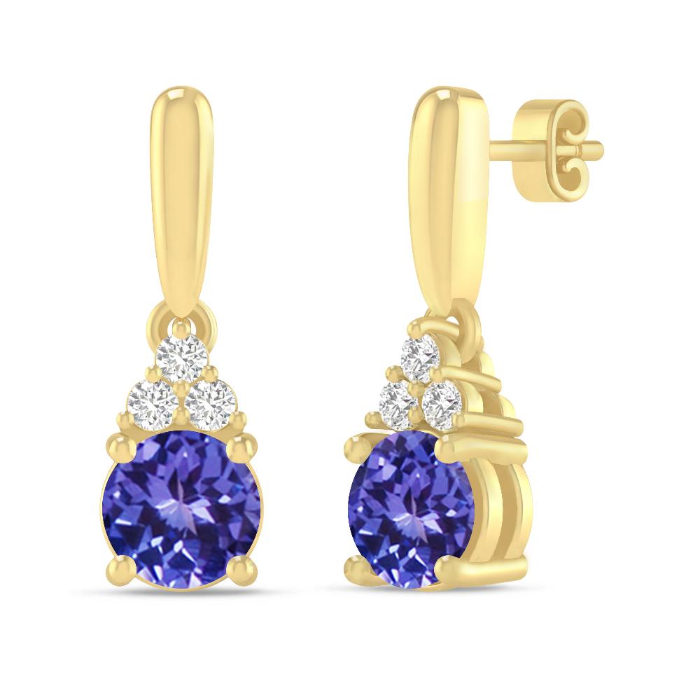 Yellow Gold - Tanzanite