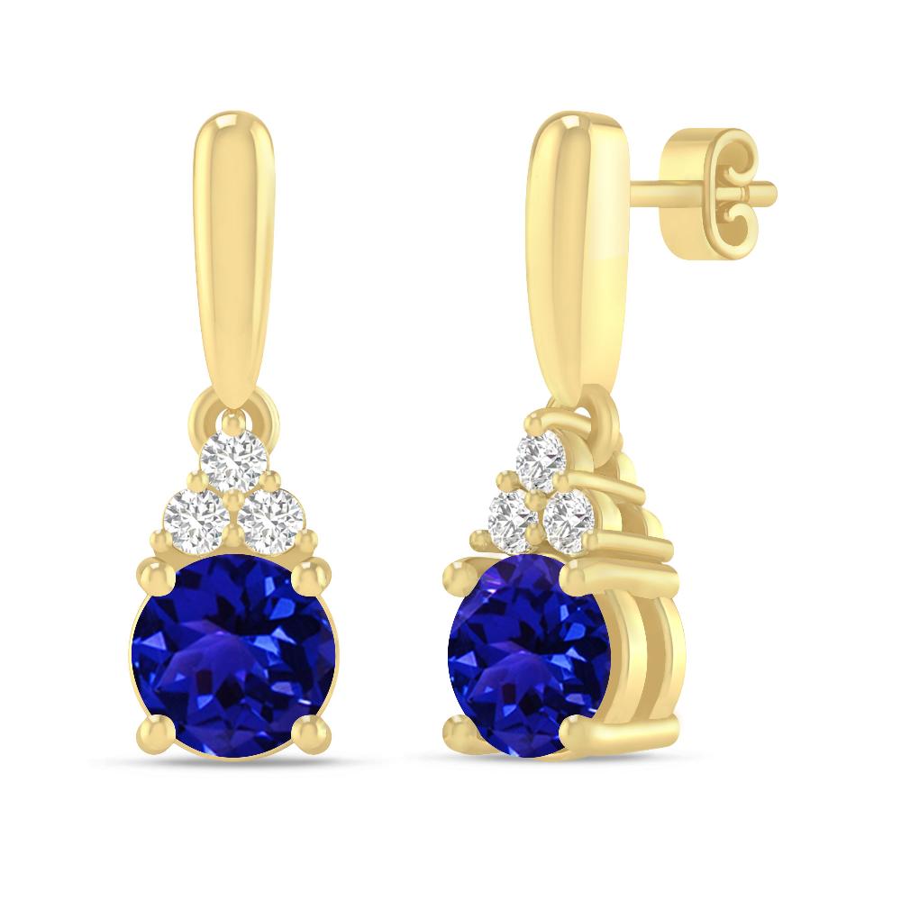 Yellow Gold - Tanzanite