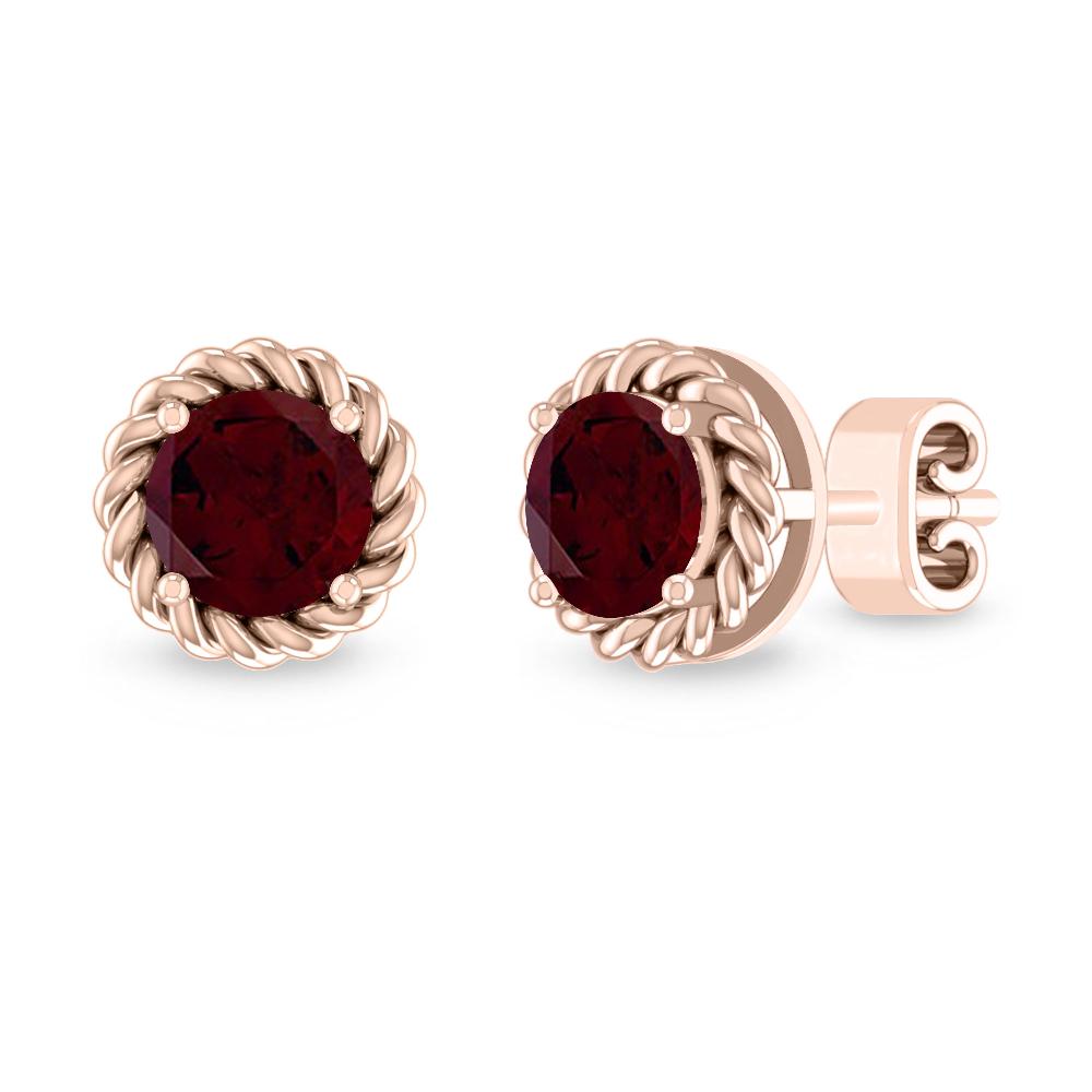 Rose Gold - Garnet