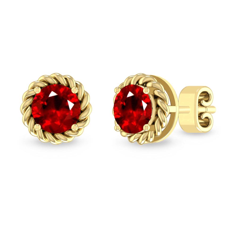 Yellow Gold - Ruby