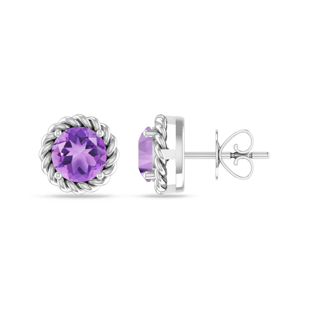 White Gold - Amethyst