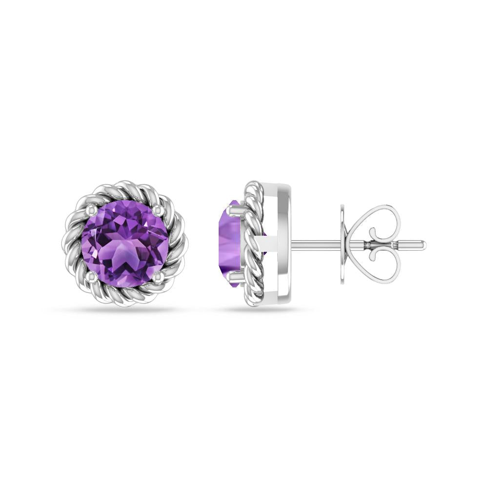 White Gold - Amethyst