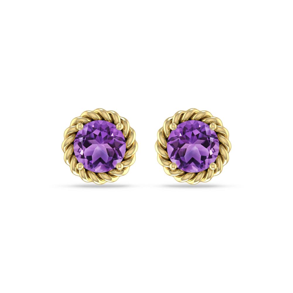 Yellow Gold - Amethyst