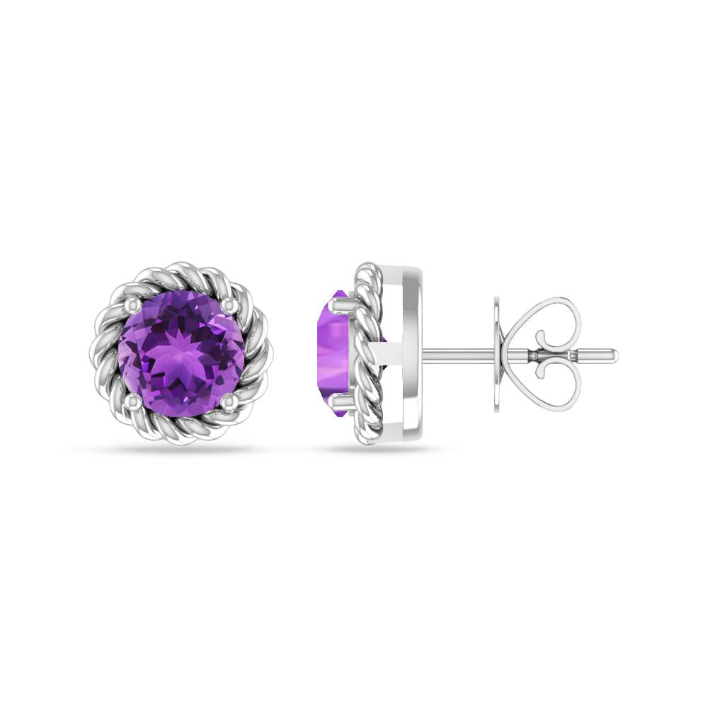 White Gold - Amethyst