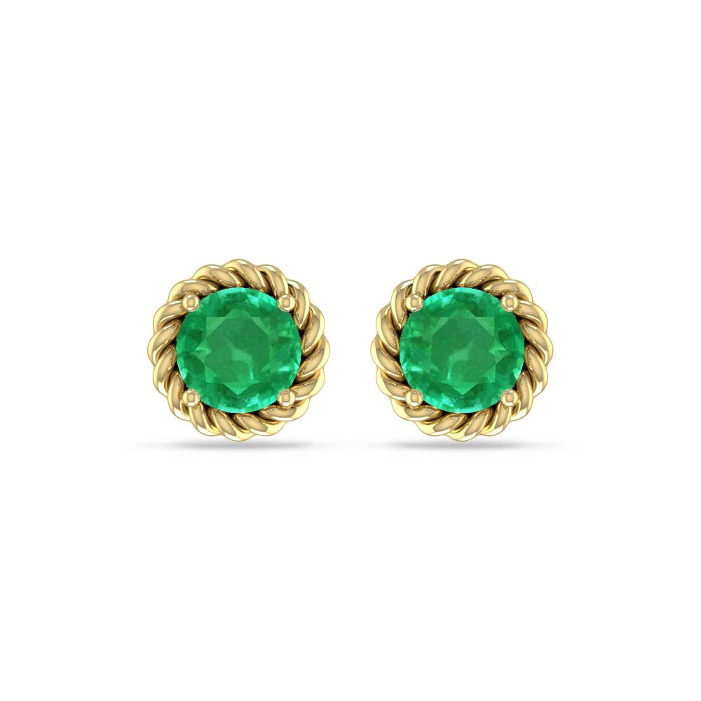 Yellow Gold - Emerald