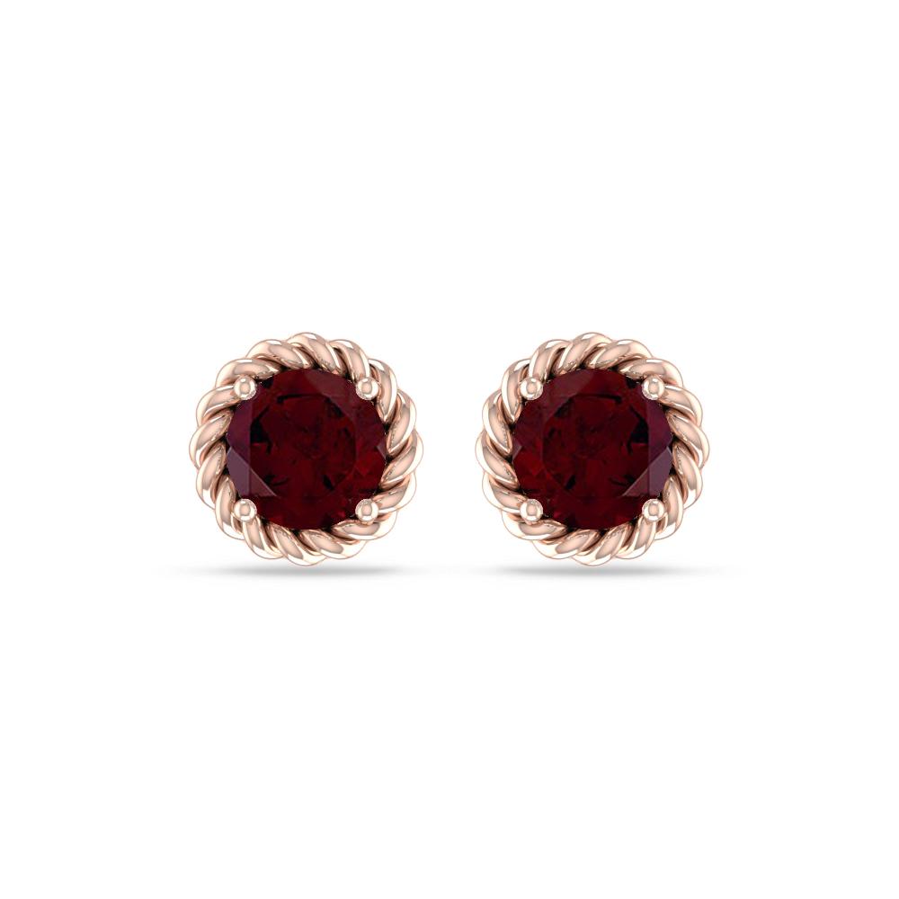Rose Gold - Garnet