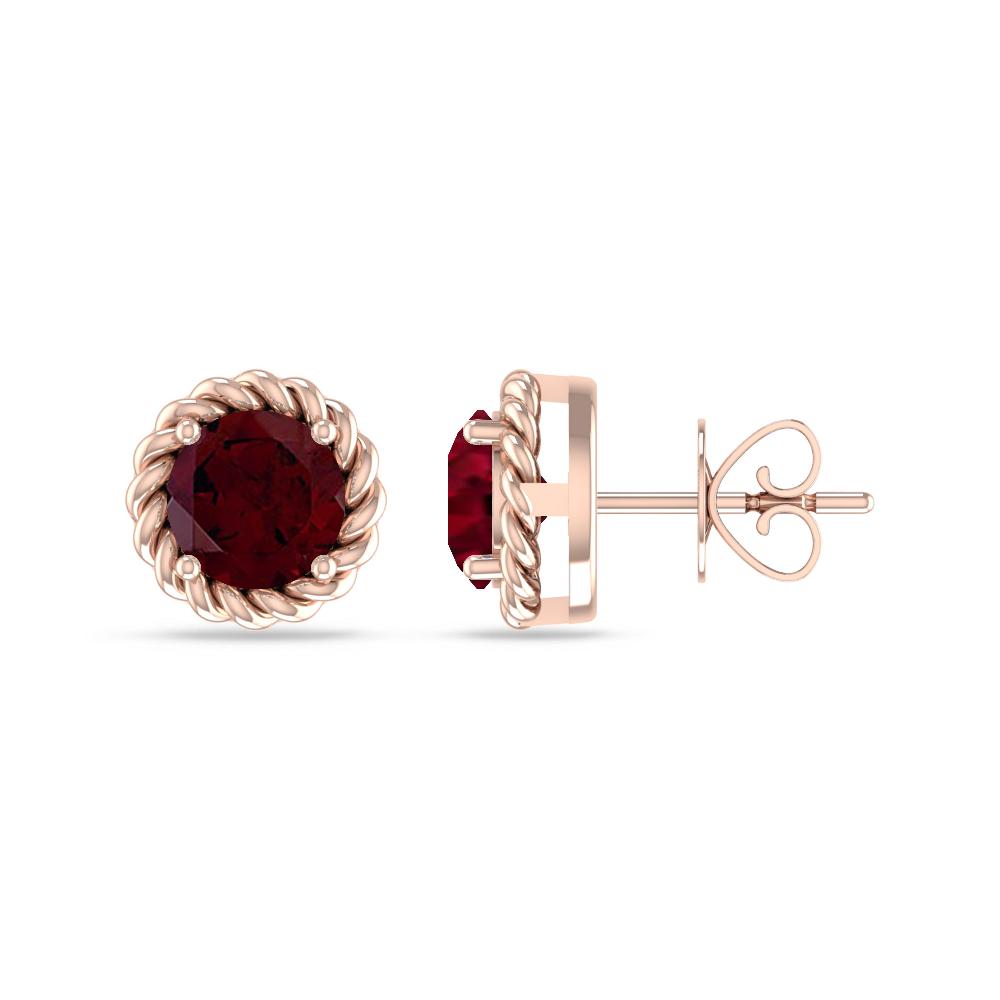 Rose Gold - Garnet