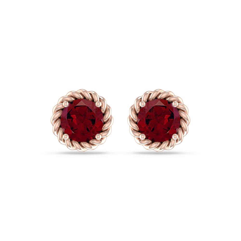 Rose Gold - Garnet