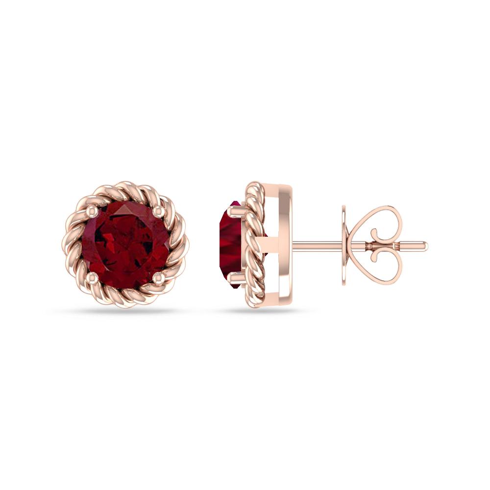 Rose Gold - Garnet