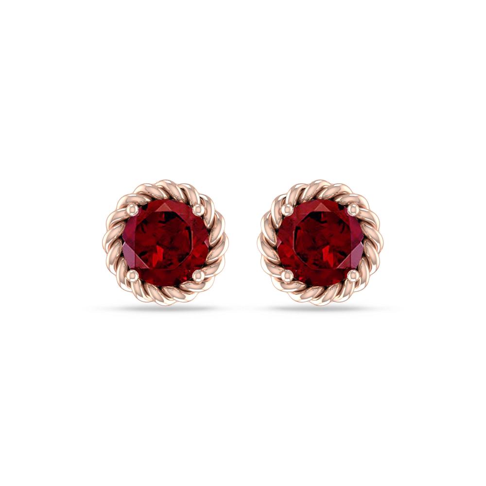 Rose Gold - Garnet