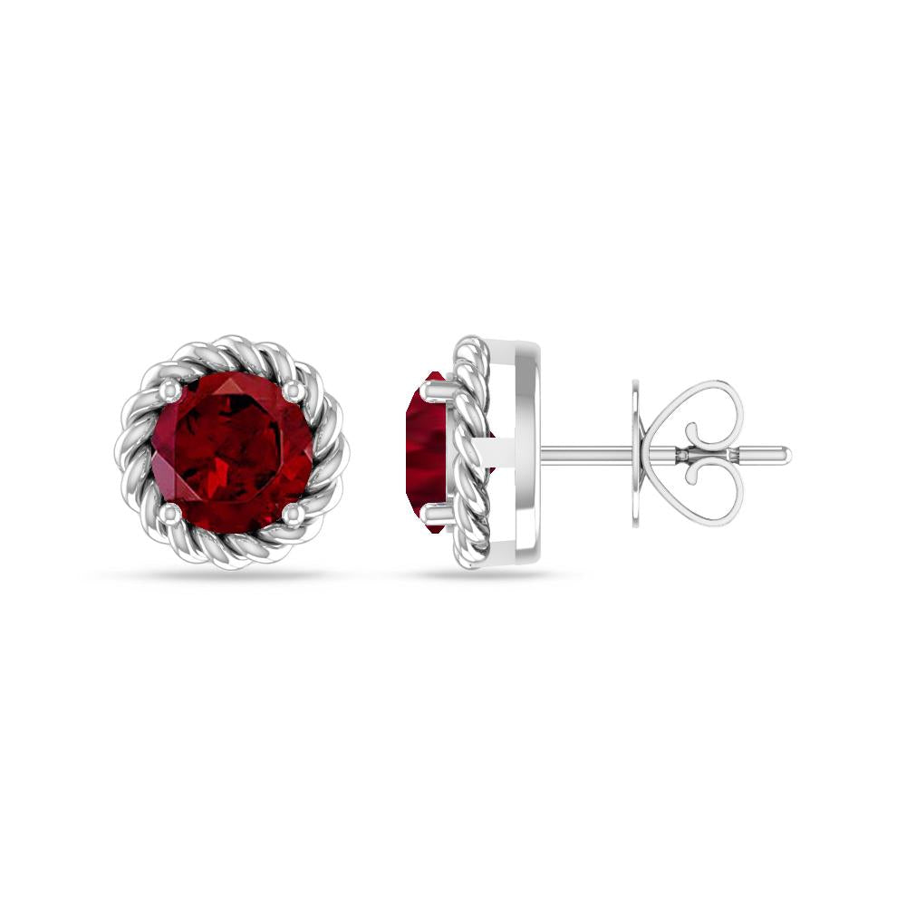 White Gold - Garnet