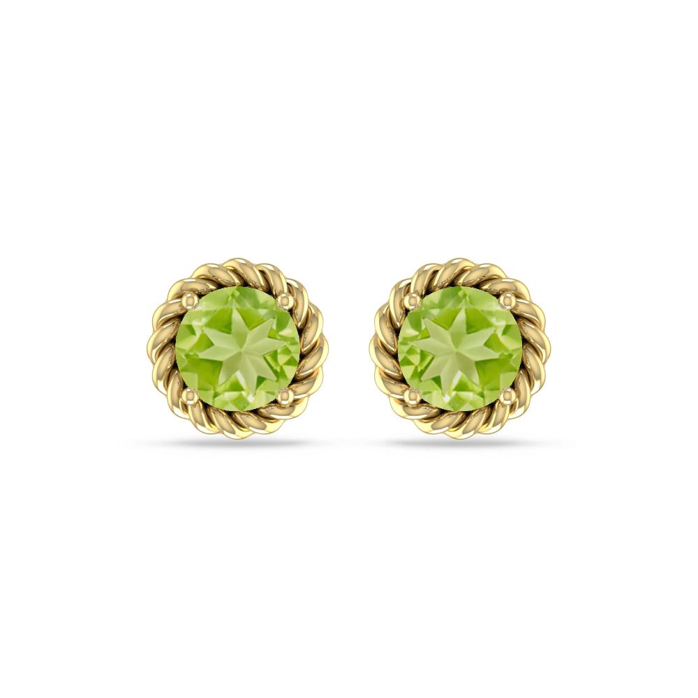 Yellow Gold - Peridot