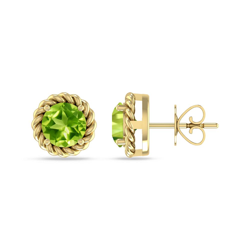 Yellow Gold - Peridot