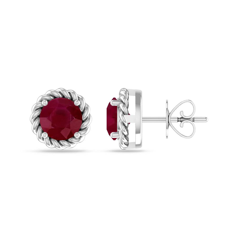 White Gold - Ruby