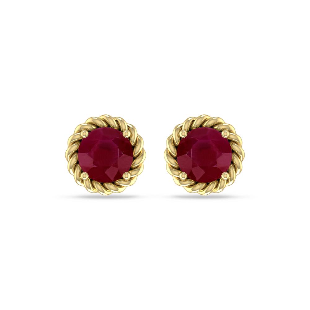 Yellow Gold - Ruby