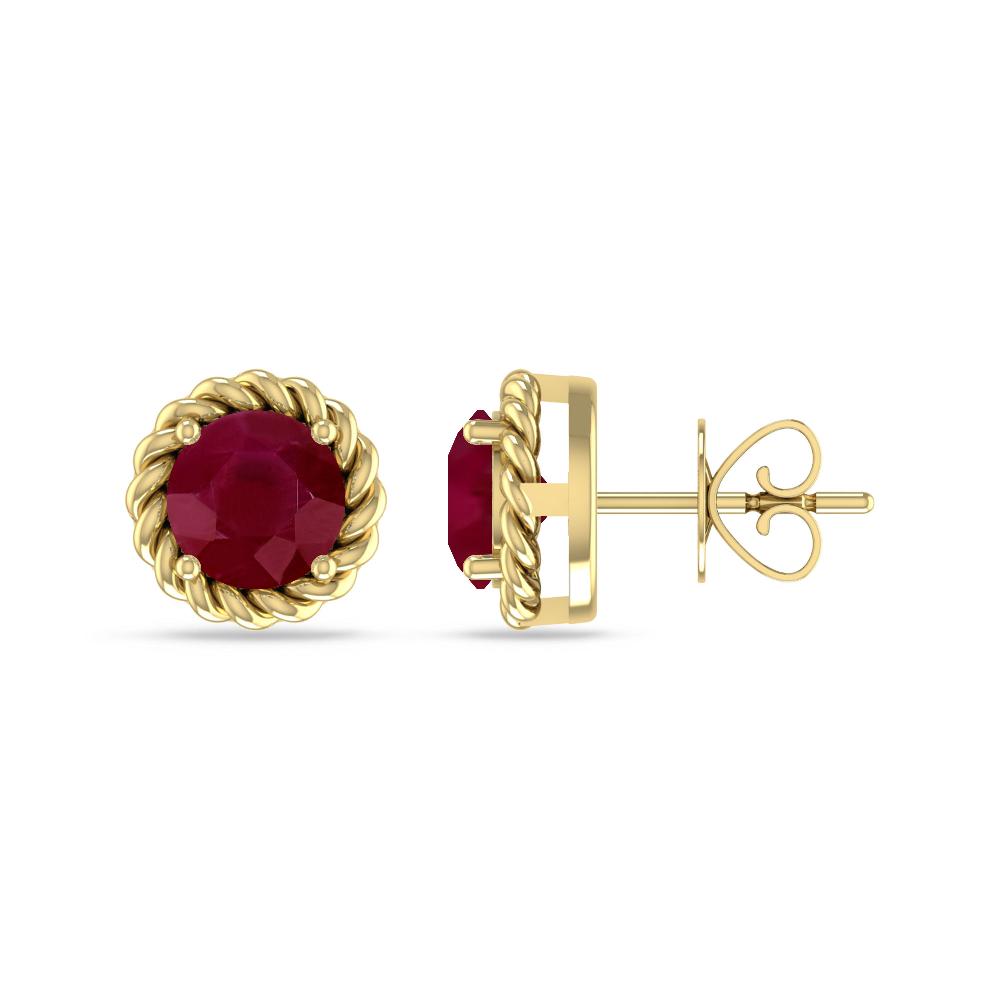 Yellow Gold - Ruby