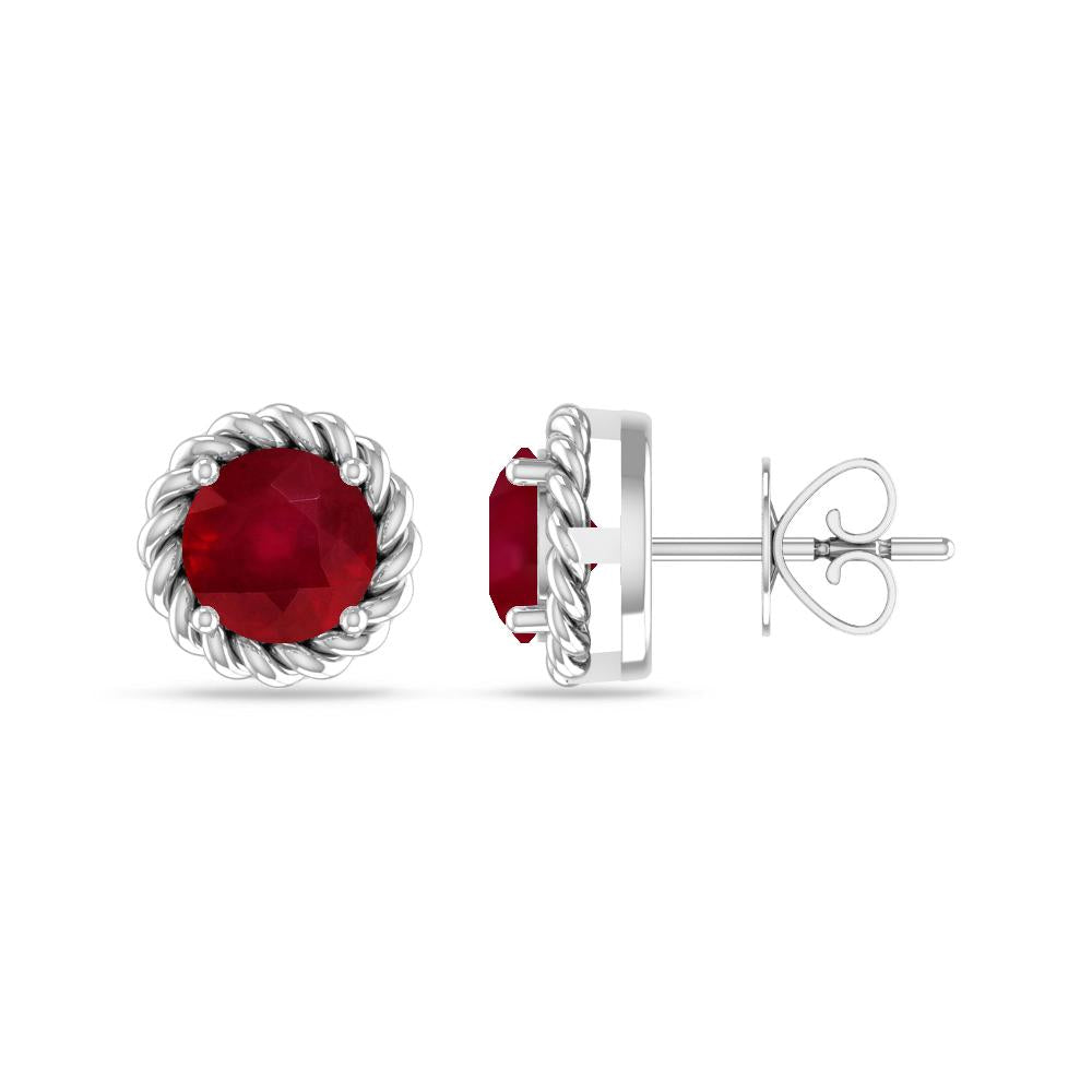 White Gold - Ruby