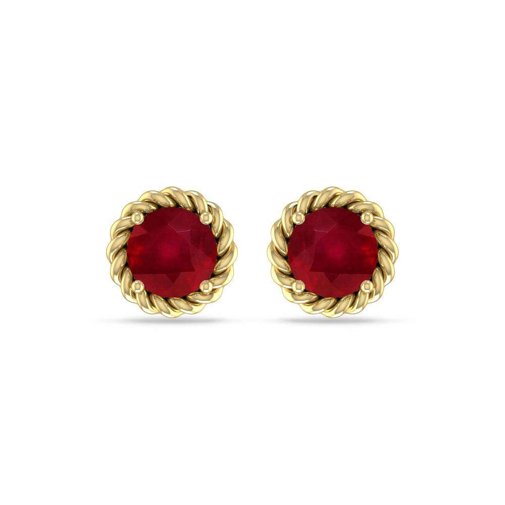 Yellow Gold - Ruby