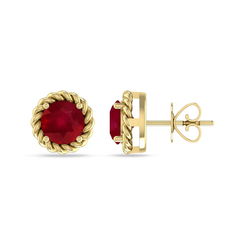 Yellow Gold - Ruby