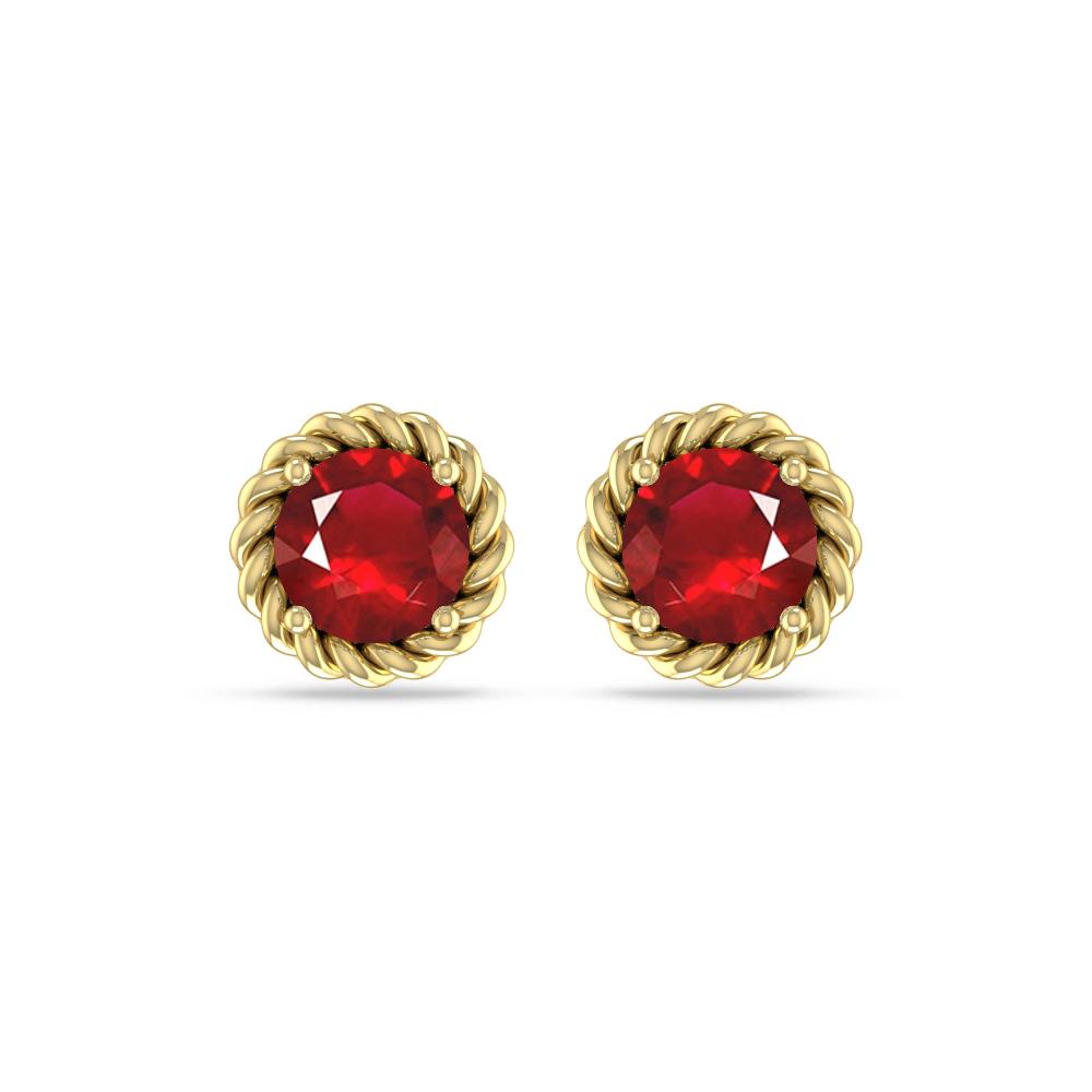 Yellow Gold - Ruby