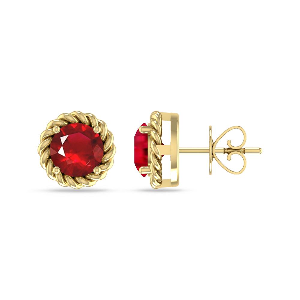 Yellow Gold - Ruby