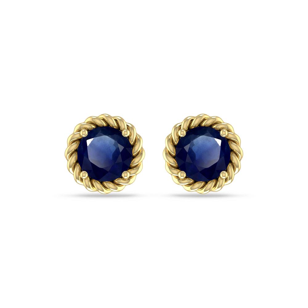 Yellow Gold - Sapphire