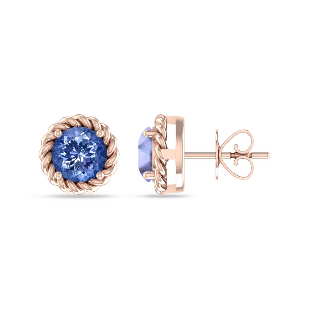 Rose Gold - Tanzanite