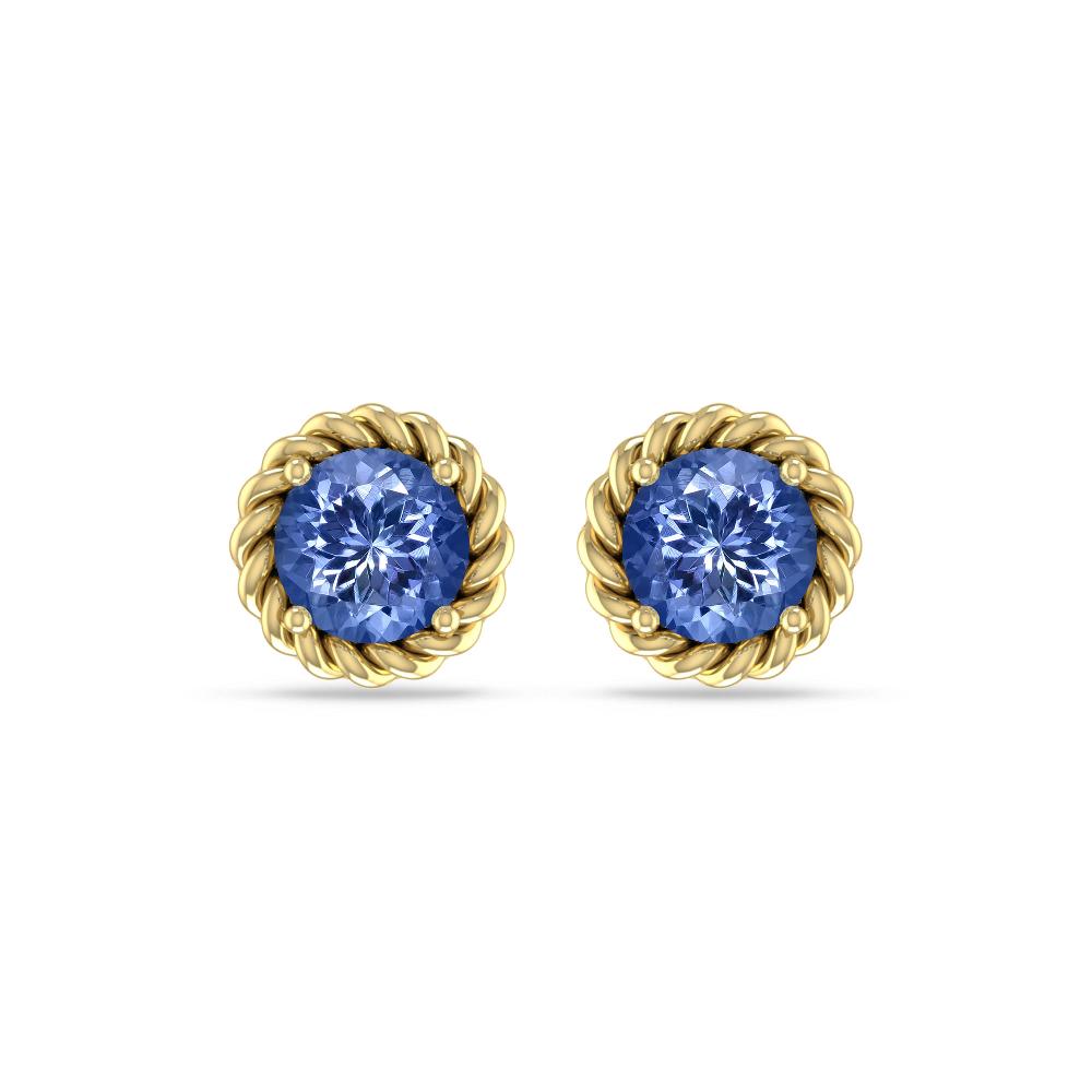 Yellow Gold - Tanzanite