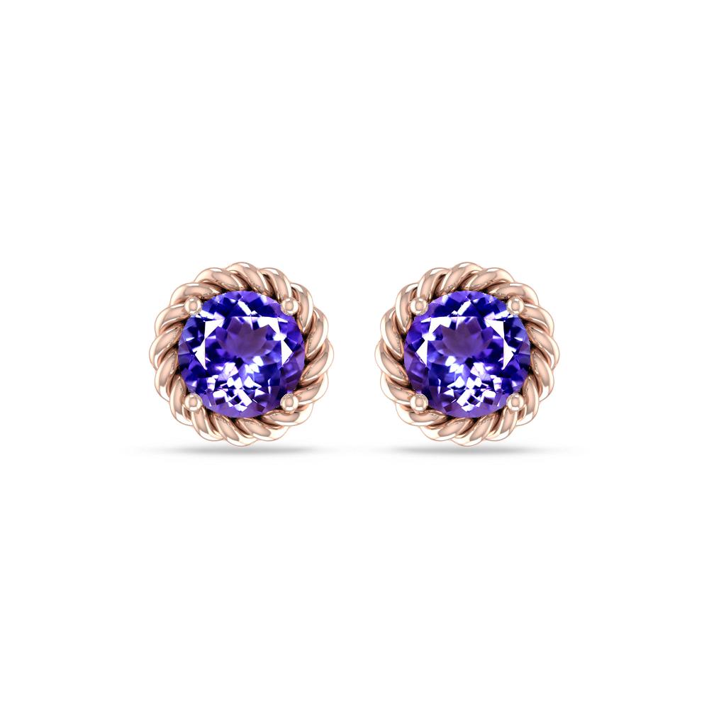 Rose Gold - Tanzanite